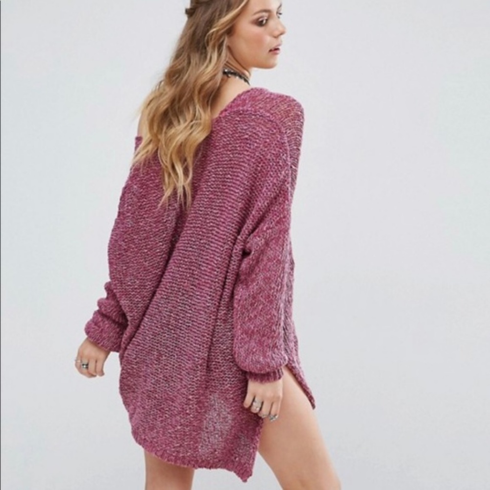 Free People Vertigo Pullover PURPLE